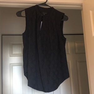 Black Ann Taylor shell top. NWT